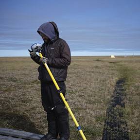 Scott setting up the differential GPS